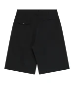 Black CDG Pleated Shorts