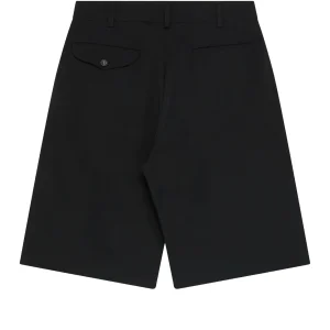 Black CDG Pleated Shorts