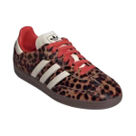 CDG Adidas Samba Red Leopard