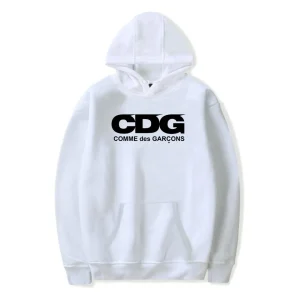 CDG Comme Des Garcons Hoodie White