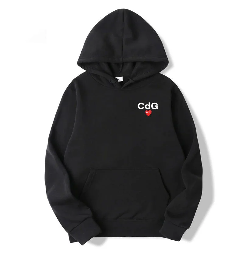CDG Play Heart NEW X Printed Hoodie CDG Play Heart NEW X Printed Hoodie