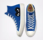 Converse Black Heart Blue High Top
