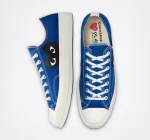 Converse Black Heart Blue Low Top