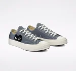 Converse Black Heart Grey Low Top