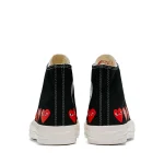 Converse Multi Red Heart High Top (Black)