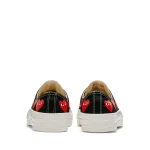 Converse Multi Red Heart Low Top (Black)