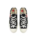 Converse Polka Dot Low Top (Black)