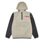 K-WAY PLAY Half Zip Jacket (Beige Black)