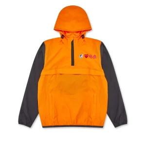 K-WAY PLAY Half Zip Jacket (Orange Black)