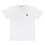 PLAY Basic T-Shirt Gold Emblem (White)