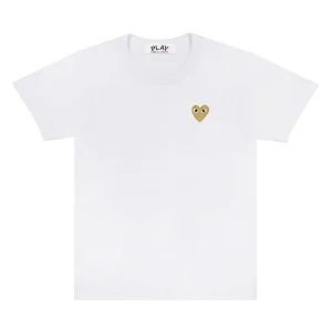 PLAY Basic T-Shirt Gold Emblem (White)