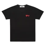 PLAY Basic T-Shirt Two Emblems (Black)