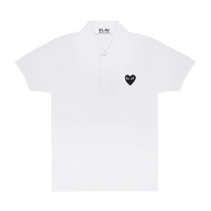 PLAY Polo Black Emblem (White)
