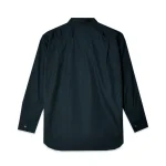 SHIRT FOREVER Cotton Peter Pan Collar Shirt Navy