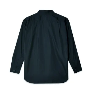 SHIRT FOREVER Cotton Peter Pan Collar Shirt Navy