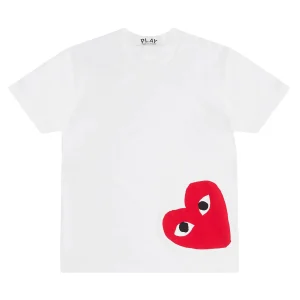 Play Comme des Garçons T-shirt Oversized - Red Corner Heart